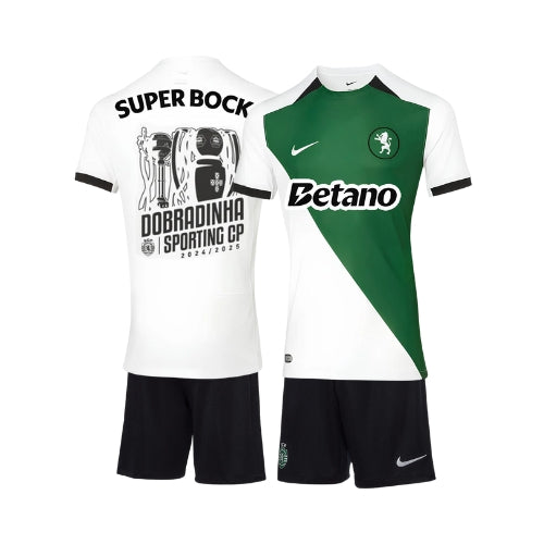 Kids Kit - Sporting Special Edition "Stromp" 24/25 - Edição Double