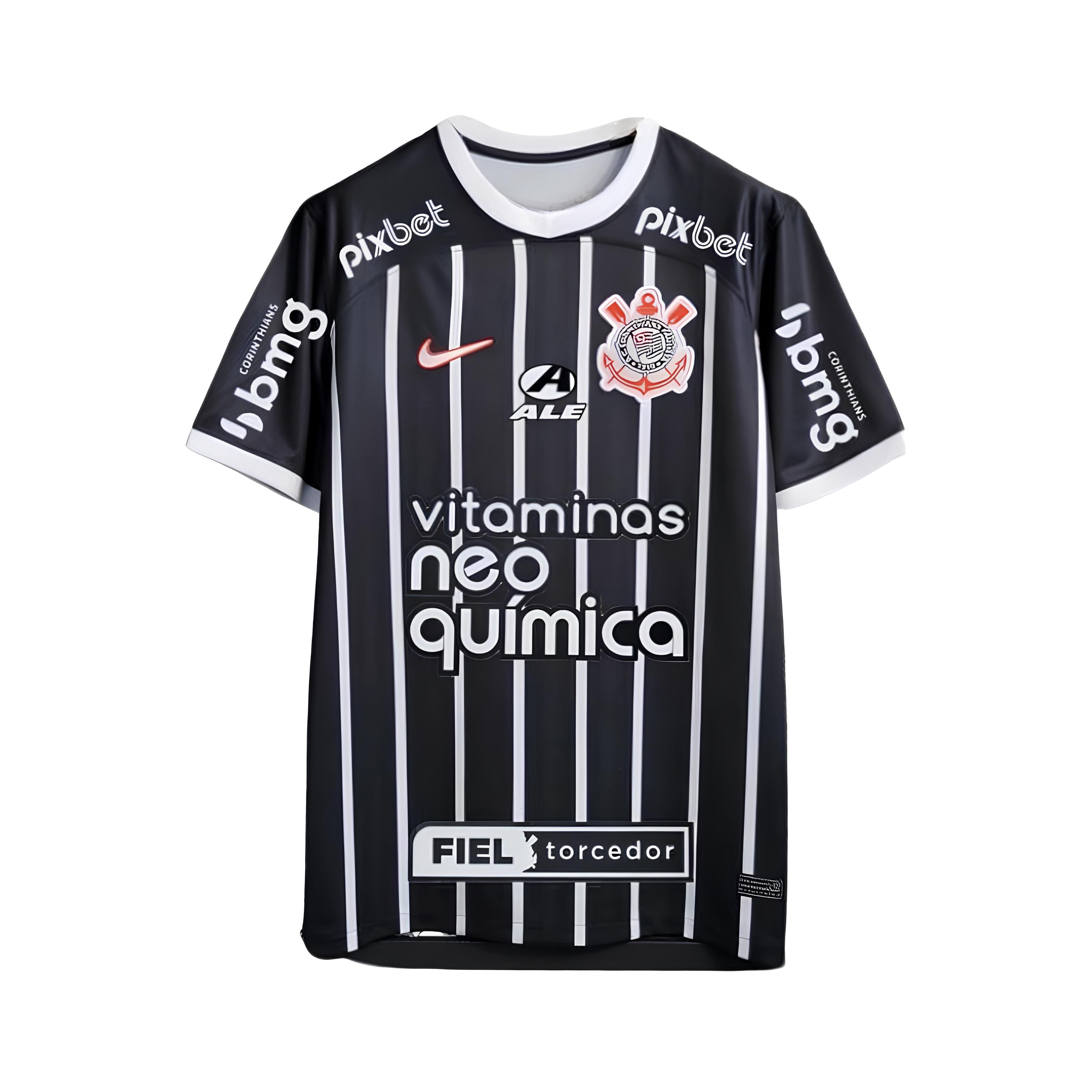 Corinthians Away 23/24 - Todos os patrocínios