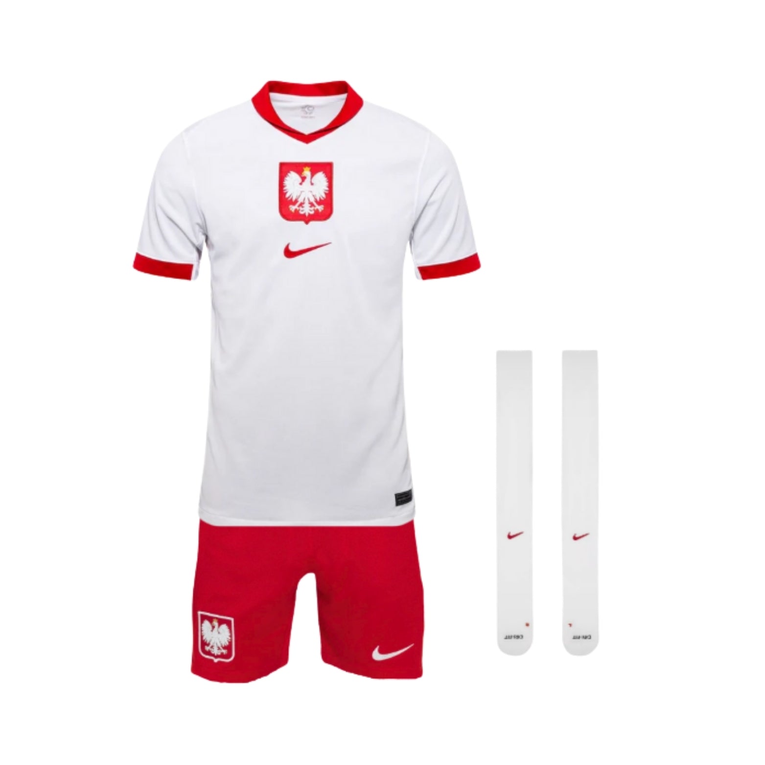 Kids Kit - Polonia Home 24/25 - Euro 2024
