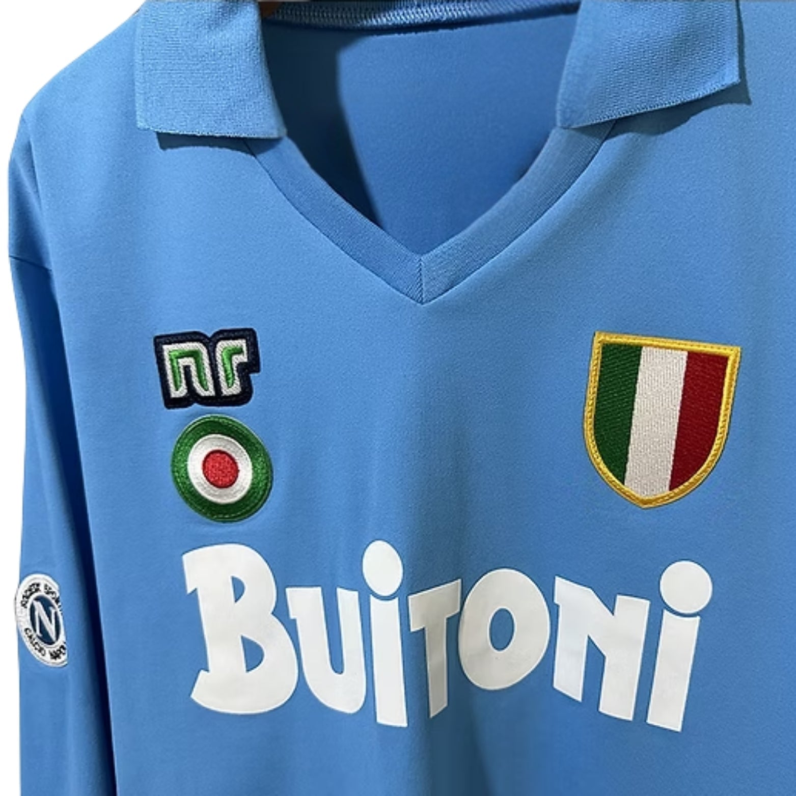 Napoli Home 87/88 - Long Sleeve