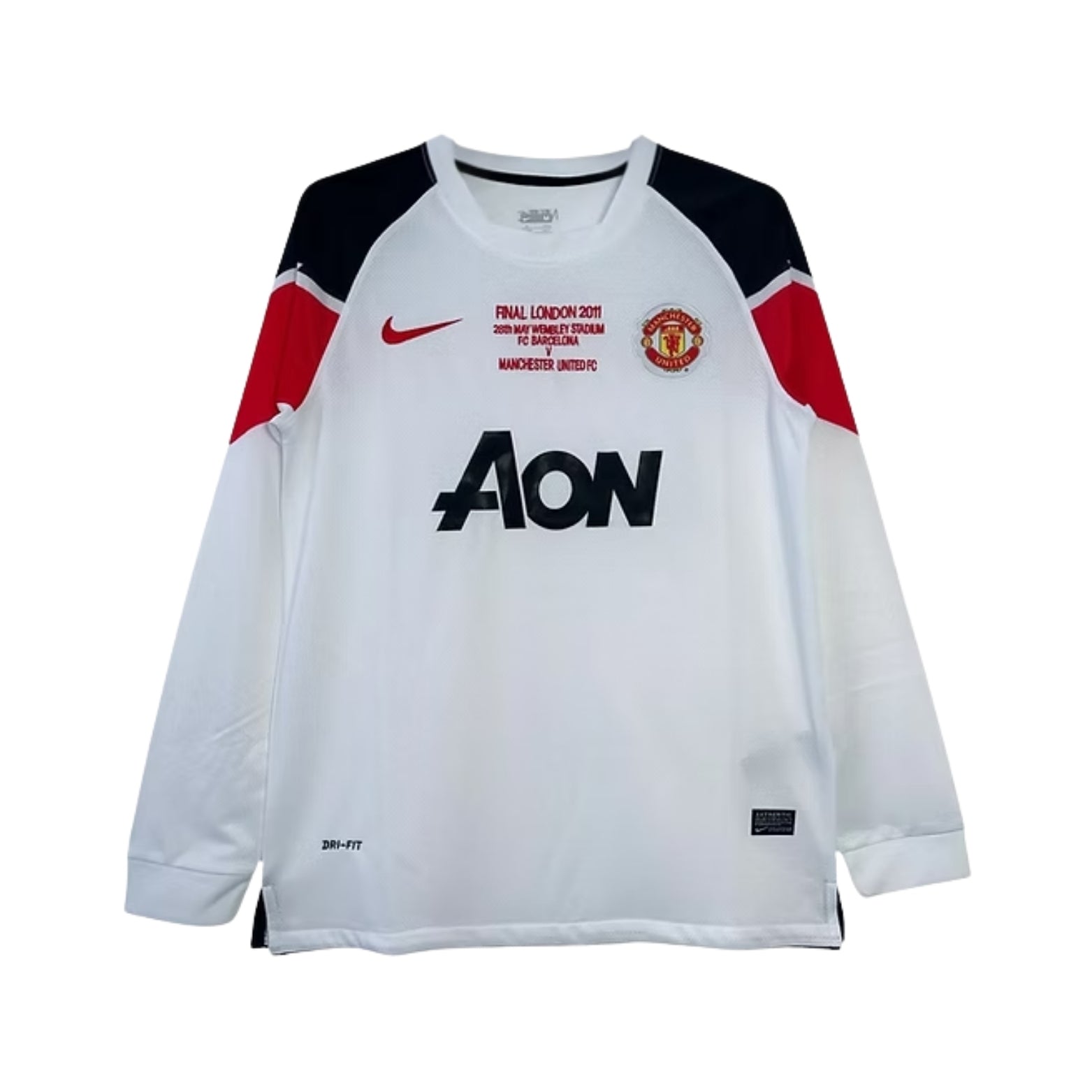 Manchester United Away 10/11 - Champions League Final - Long Sleeve