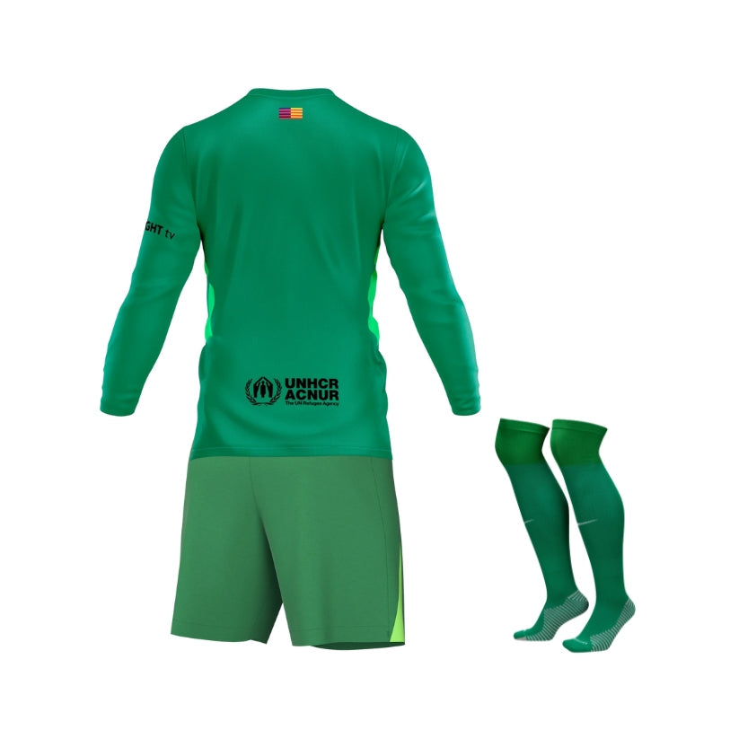 Kids Kit - Barcelona Goalkeeper 25/26 - Long Sleeve