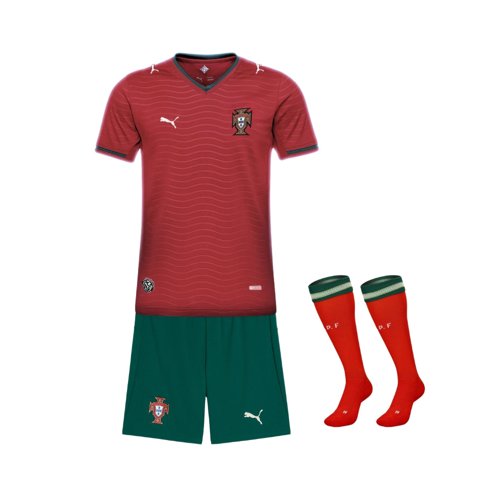 Kids Kit - Portugal Home 26/27 - World Cup 2026