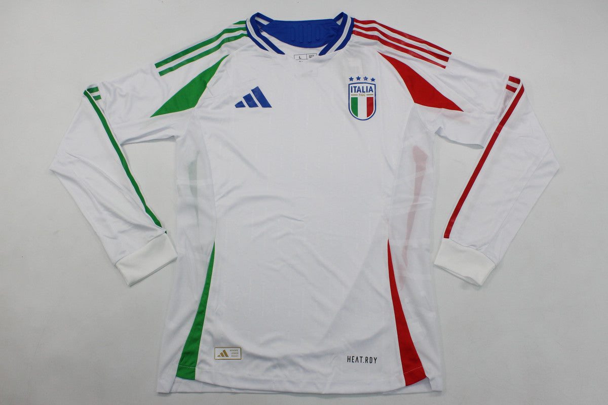 Italy Away 24/25 - Long Sleeve - Player Version - Euro 2024