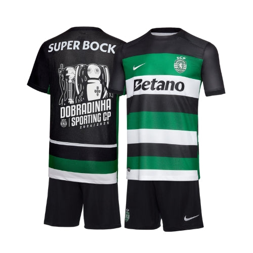 Kids Kit - Sporting Home 24/25 - Double Champions Edition