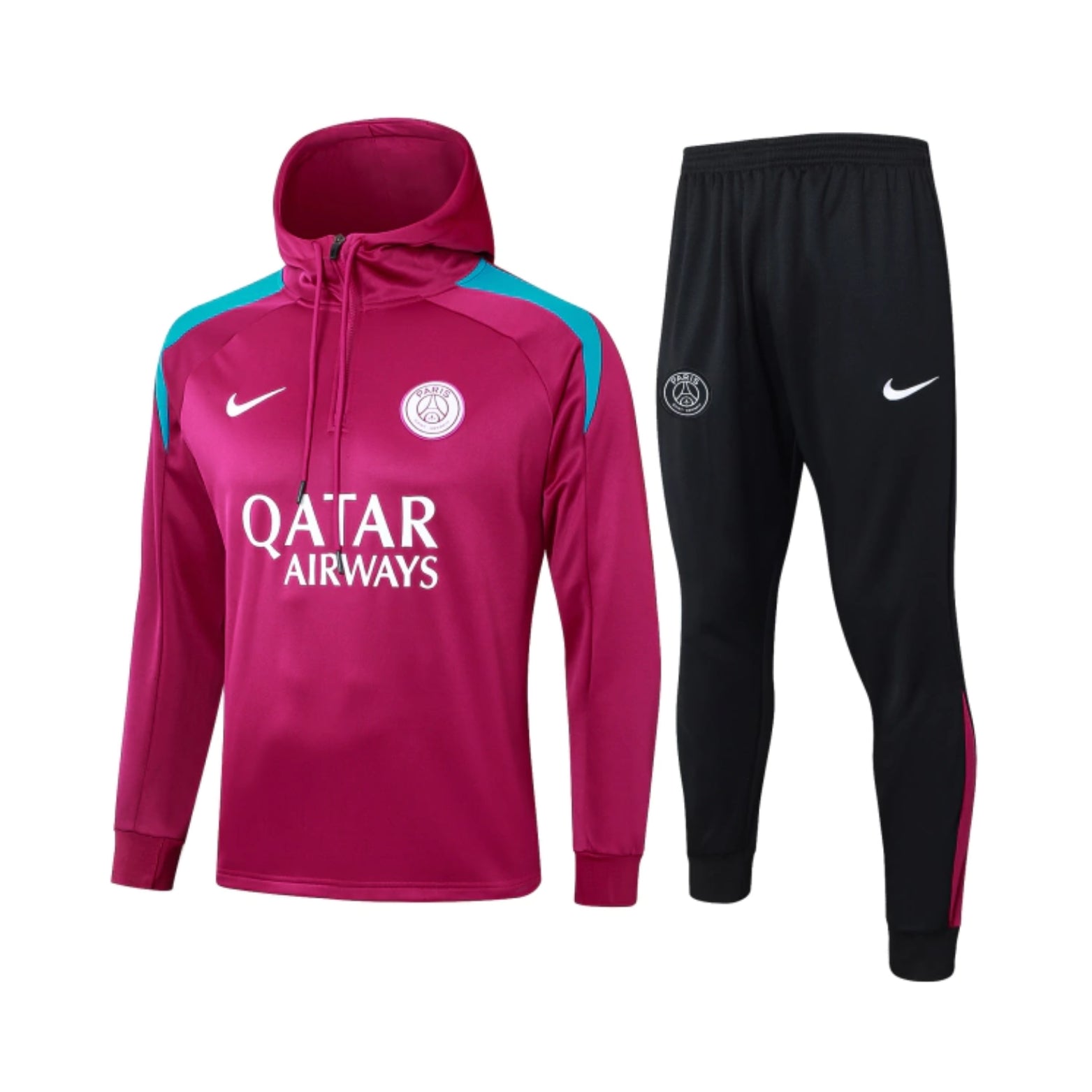 PSG 24/25 - Tracksuit - 1/2 Zip w/ Hoodie