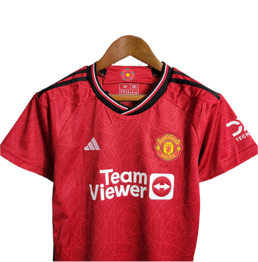 Kids Kit - Manchester United Home 23/24