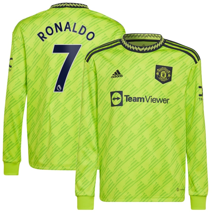 Manchester United Terceiro 22/23 - Manga Comprida - Ronaldo 7 - Game Day
