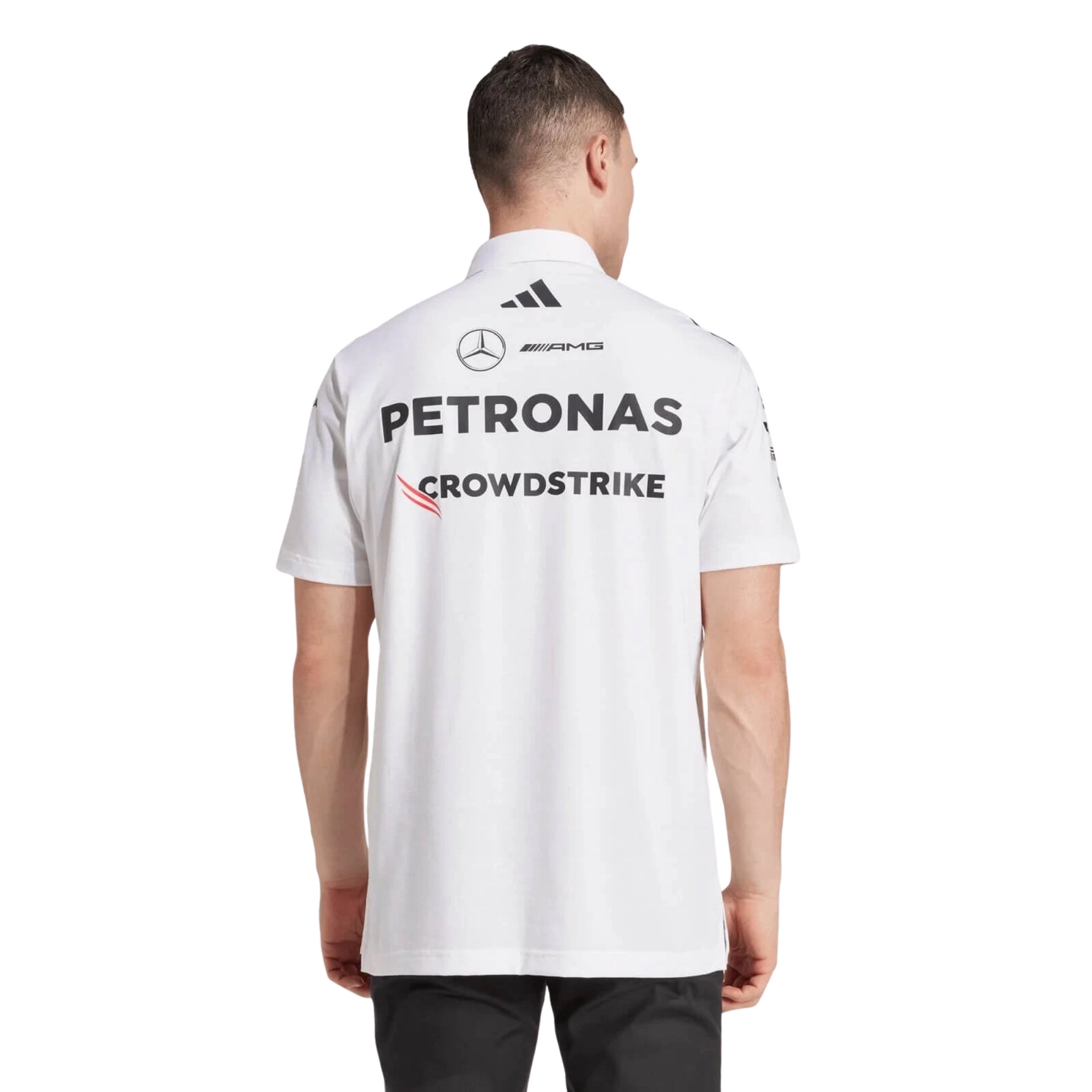 Polo Shirt Mercedes AMG Petronas F1 2025 - White