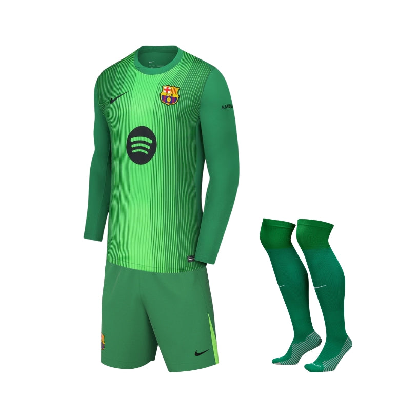 Kids Kit  - Barcelona Goalkeeper 25/26 - Long Sleeve
