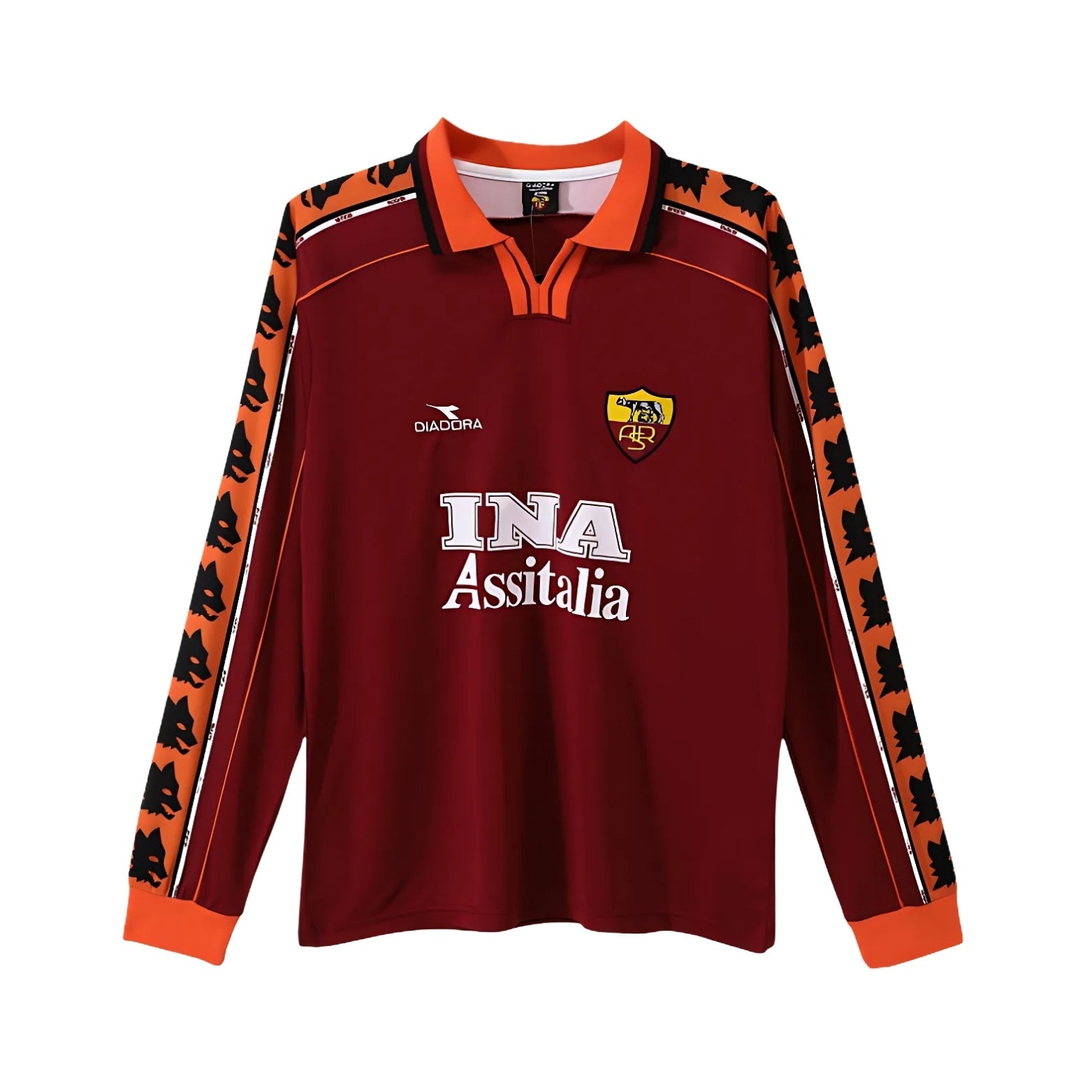 AS Roma Home 98/99 - Long Sleeve