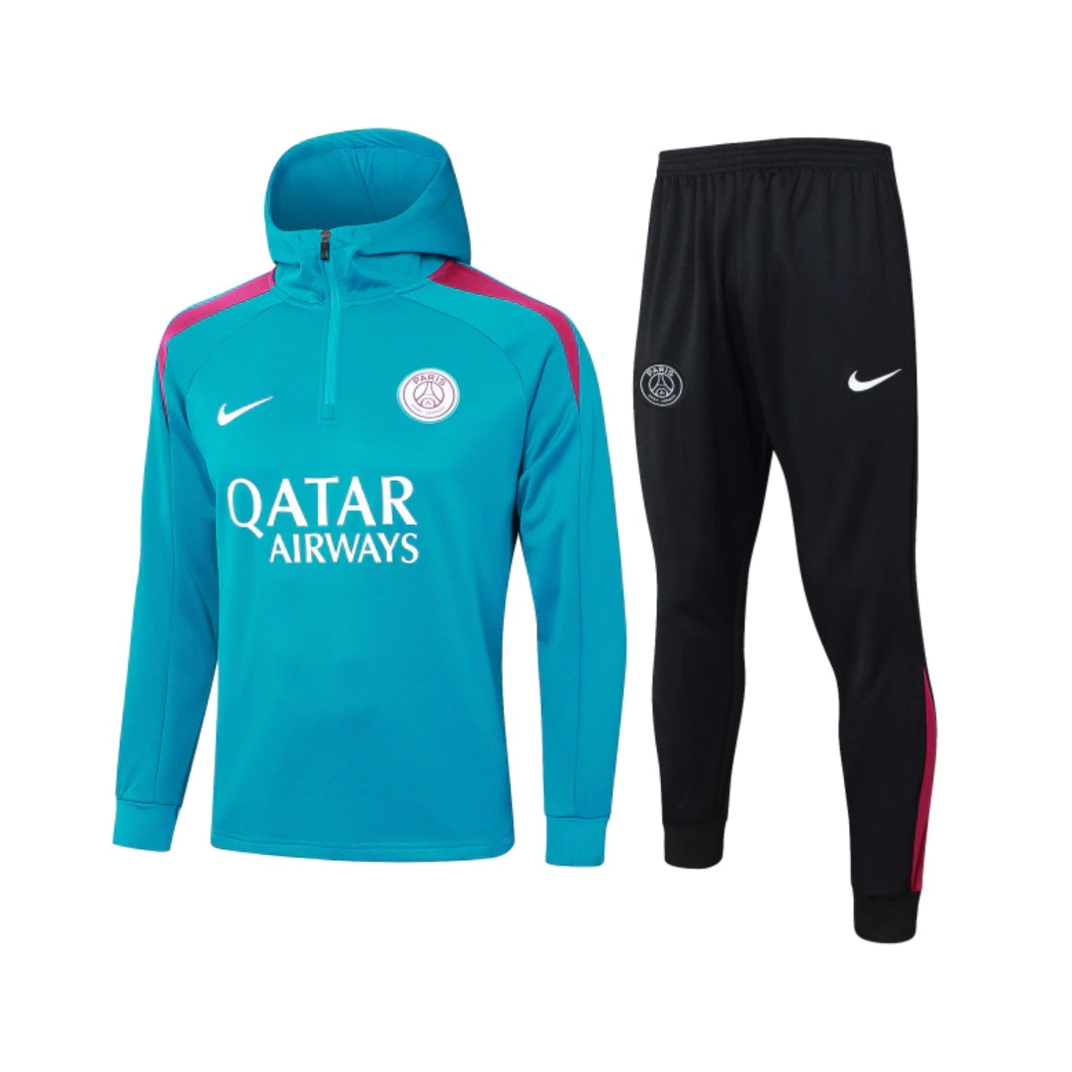 PSG 24/25 - Tracksuit - 1/2 Zip w/ Hoodie
